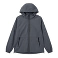 thumbnail image 3 of GUACER Womens Lightweight Hooded Windbreaker Jacket, Waterproof Zip-Up Rain Coat with Pockets for Travel & Hiking, 3 of 8
