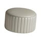 thumbnail image 1 of Taburete otomano redondo Reposapiés redondo Taburete estable Taburete decorativo Taburete bajo gris, 1 of 9