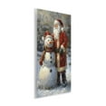 thumbnail image 2 of Santa & Snowman Friend Wall Plaque Art, 10 x 15, Made In USA, 2 of 6