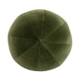 thumbnail image 3 of Luna 12" Round Sphere Accent Ball Throw Pillow, Olive Green Performance Velvet, 3 of 5