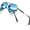 Blue/ Mirrored Lens, variant on Aviator Sunglasses for Men Women Polarized Retro Shades, Mirrored for Driving, UV Protection