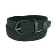thumbnail image 1 of CTM®  Elastic Braided Belt with Covered Buckle  (Men's Big & Tall), 1 of 4