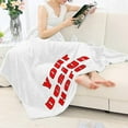 thumbnail image 2 of Customized Soft Throw Blanket for Couch, Fuzzy Cozy Thick Warm Plush Bed Room Decor, 2 of 6