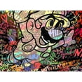 thumbnail image 4 of Stephen Chambers 24x19 Black Ornate Wood Framed With Double Matting Wall Art Titled - Super Mario, 4 of 6