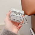 thumbnail image 3 of For AirPods 3rd Gen 2021/1/2/Pro 2 case，Shockproof Simple sign TPU Case Cover With Ring, 3 of 5