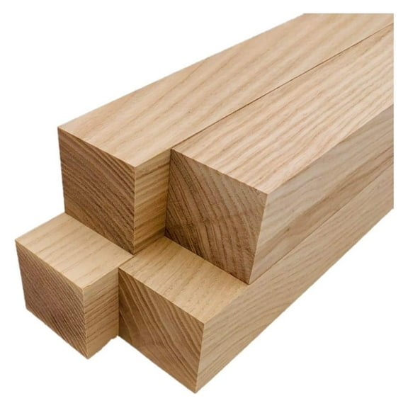 White Lumber Square Turning Blanks (4 Pc) (2" x 2" x 8")