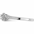 thumbnail image 3 of 14K White Gold Semi-Mount Diamond Engagement Ring (Size 7) Made In India -Jewelry By Sweet Pea, 3 of 10
