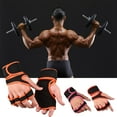 thumbnail image 3 of D-GROEE 1 Pair Sports Cross Training Gloves with Wrist Support for Fitness, Weightlifting, Gym Workout & Powerlifting - Silicone Padding - Men & Women, Strong Grip, 3 of 8