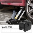 thumbnail image 3 of Mobutofu 2Pcs Black Rubber Jack Pads for Home Use Floor Jack Lift Protective Plastic Pads, 3 of 6