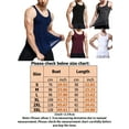thumbnail image 2 of MAWCLOS Men's Muscle Shirt Tummy Control Tank Top Solid Color Summer Tops Breathable Workout Sleeveless Tee Gray 3XL, 2 of 2