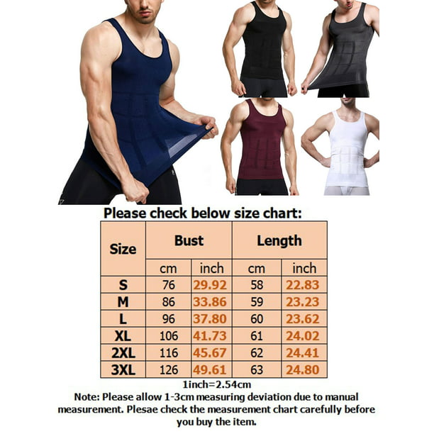 MAWCLOS Men's Muscle Shirt Tummy Control Tank Top Solid Color Summer Tops  Breathable Workout Sleeveless Tee Black M 
