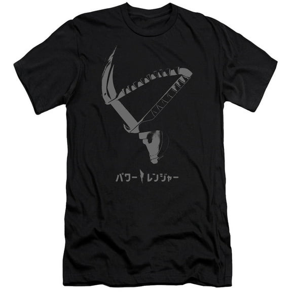 Power Rangers Helmet Adult 30/1 T-Shirt Black