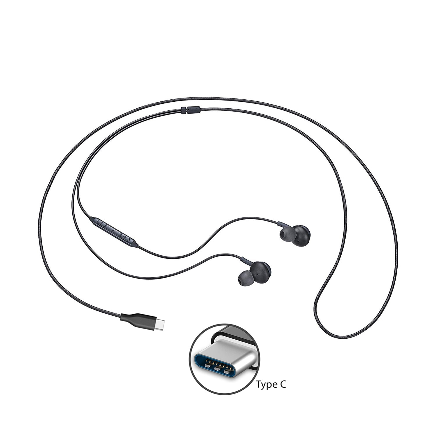 USB-C Earbuds TYPE-C Earphones for Samsung Galaxy A54 5G - Headphones w Mic Headset Earpieces Handsfree