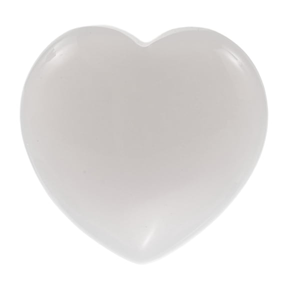 Uxcell Natural Heart Shaped Crystal Stone, 1.2 Inch Mini Polished Love Gemstone Crystal, Pocket Rock Engraved Worry Stones for Women Gifts Meditation, Grey Agate