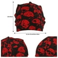 thumbnail image 2 of Disketp Red Skulls Unisex Knit Hats Beanies Hats for Men Women Winter Beanies Men's Women's Knit Cuffed Beanies Hats Beanie, 2 of 7