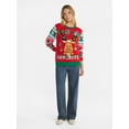 thumbnail image 2 of No Boundaries Christmas Sweater, Lightweight, Women's, 2 of 5