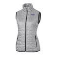 thumbnail image 2 of Women's Cutter & Buck Gray Montana State Bobcats Vault Rainier PrimaLoft Eco Insulated Full-Zip Puffer Vest, 2 of 3