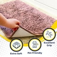 thumbnail image 2 of Muddy Mat® | Super Absorbent Door Mat Indoor, Microfiber Quick Dry Chenille Entryway Rug, Non-Slip Front Door Mat, Indoor Mats for Entryway, Machine Washable Pet Rug, Pink 24"x60", 2 of 6