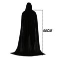 thumbnail image 2 of 90cm Disfraz unisex con capa y bata con capucha de cuerpo entero, 2 of 5