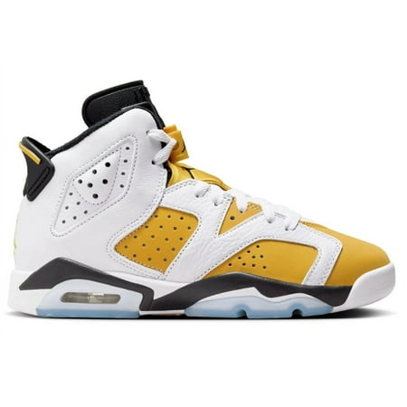 (GS) Air Jordan 6 Retro 'White / Yellow Ochre' (2024) 384665-170