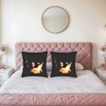 thumbnail image 2 of Set of 2 Throw Pillow Covers 18x18in - Vibrant Sunset Silhouette Design Perfect for Couch Bed or Car Decor, 2 of 8