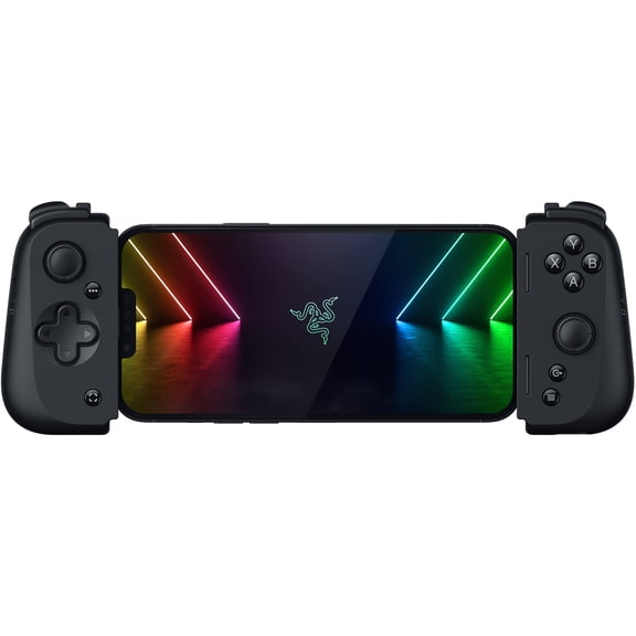 Razer Kishi V2 Mobile Gaming Controller for iPhone, Console Quality Controls, Universal Fit with Extendable Bridge, Stream PC, Xbox, PlayStation Games, Customizable Triggers, Ergonomic Design
