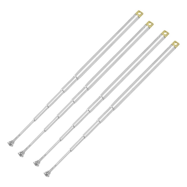 4X Antena Telescopica Remoto 307mm 12 pulgada 5 Secciones para FM Radio TV