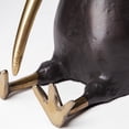 thumbnail image 5 of Mercana Furniture Dodo Black and Gold Cast Metal Mauritian Bird Sculpture, 5 of 8