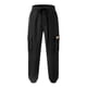 thumbnail image 2 of Pantalones cargo de largo completo y cintura media para hombre: estampado a cuadros lisos, cordón, bolsillos; pantalones deportivos informales para la playa, para todas las estaciones, poliéster; t, 2 of 8