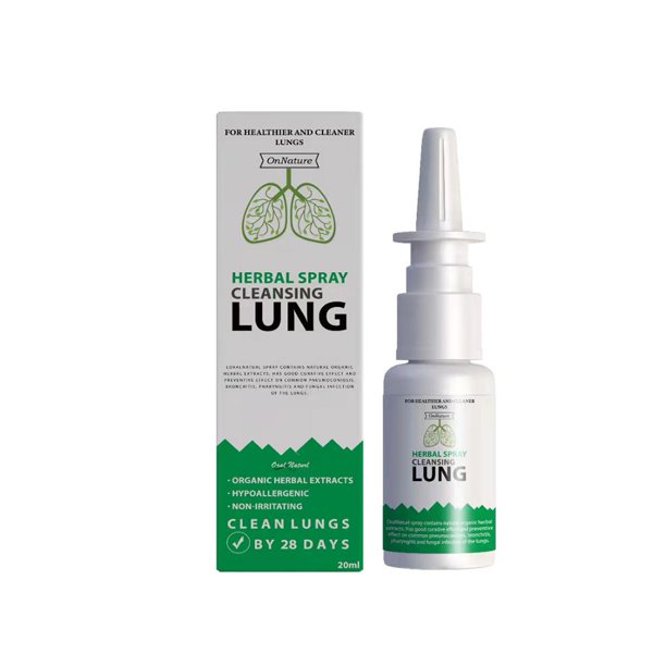 20ml Lung Detox Herbal Cleanser Spray for Smokers Clear Nasal Congestion