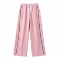 thumbnail image 3 of CAIXIA Teen Girls Sweatpants Wide Leg High Waist Sweat Pants with Pockets, 3 of 5