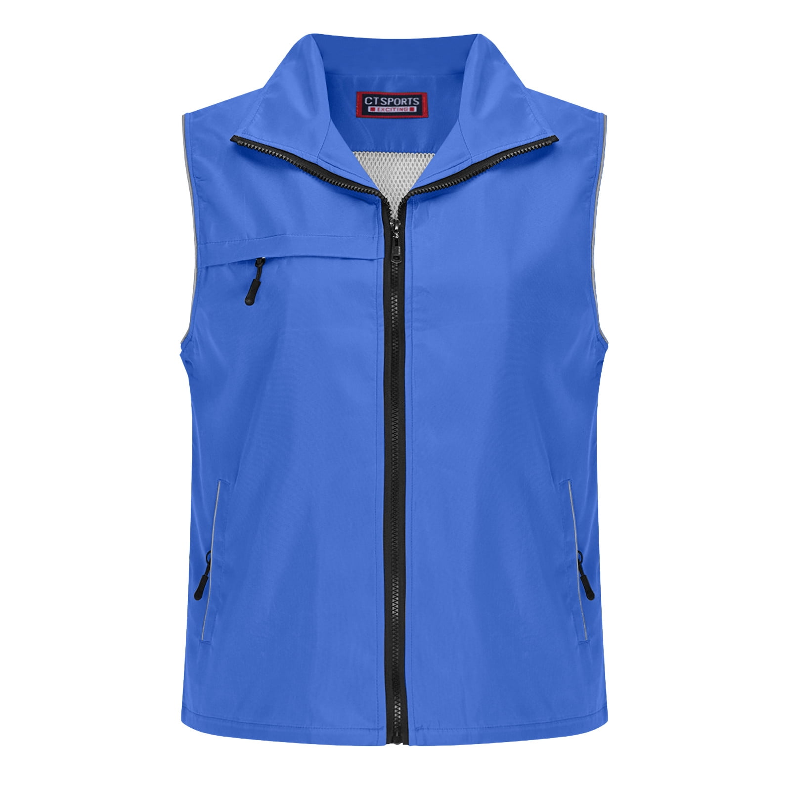 Women s Plus Size Coat Breathable Mesh Fishing Vest with Multiple Pockets for Outdoor Travel Hiking Kayaking