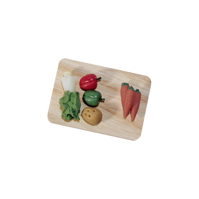 1/12 tabla de juguete para regalos de Zulema Tabla de cortar de casa de muñecas