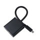 thumbnail image 2 of SatelliteSale USB Tipo C a Adaptador HDMI hembra PVC negro cordón SatelliteSale USB-C to Female HDMI Adapter, 2 of 5