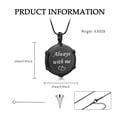 thumbnail image 2 of Always with Me - Drum Cremation Jewelry for Ashes Urn Necklace Lockets for Human Ashes Pendent for Ashes and Chain, 2 of 6