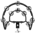 thumbnail image 1 of Cergrey Hi Hat Tambourine Drum Set Multifunctional Hand Bell Rattle Loose Double Row Bells KTV,Musical Instrument,Drum Set Hi Hat, 1 of 8
