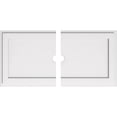 thumbnail image 2 of Ekena Millwork CMP32X16RE2-02000 2 in. ID x 11 in. Rectangle Architectural Grade PVC Contemporary Ceiling Medallion - 2 Piece, 2 of 3