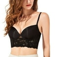 thumbnail image 2 of Harpily 2025 Bra Women's Clearance Lace Solid Color U Shaped Large Backless Soft Underwire Bra, 2 of 5