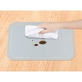 thumbnail image 3 of REGALWOVEN Placemats Set of 6 Leather Placemats for Kitchen Dining Table Decor Washable Heat Resistant Table Placemats Wipeable Table Mat Brown+Gray 18*12in, 3 of 7