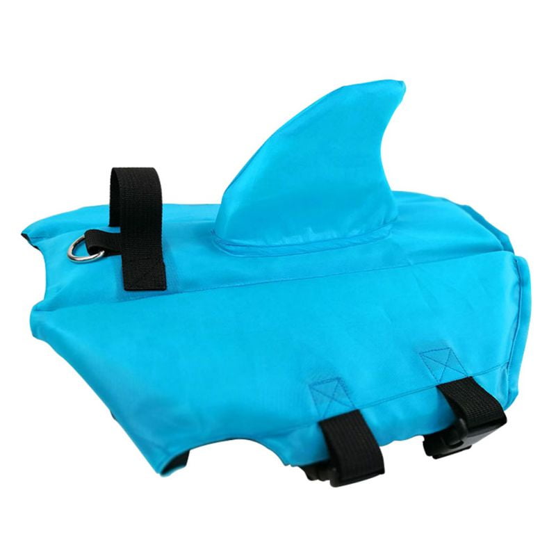 Dog Life Jacket Shark Life Vest for Dogs Safety Lifesaver with High