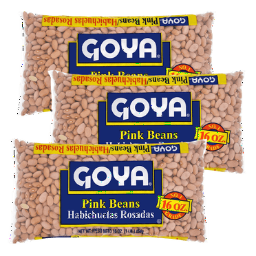 Goya Foods Dry Pink Beans (16 oz, 3-Pack)