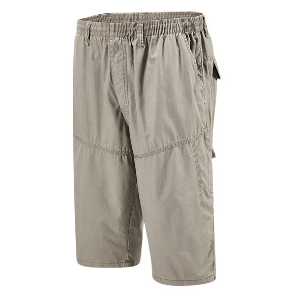 Enridrech Casual Cargo Shorts for Men XL-6XL Comfortable Breathable Workout Loose Short Pants with Elastic Waist