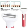 thumbnail image 3 of GJX Dermaplane Razor for Women Face,Multi-Functional Integration Hair Trimmer,Mini Portable Design Efficient Hair Removal Technology Electric Hair Remover,Red, 3 of 5