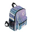 thumbnail image 2 of FORMRS School Backpack with Front Zippered Pocket 12" Student Travel Daypack, Purple Night Deer, 2 of 6