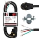 thumbnail image 1 of Cable de secado EP de 4 clavijas, 30 amperios, 10/4 SRDT, 1,2 m, NEMA 14-30, negro, 1 of 7