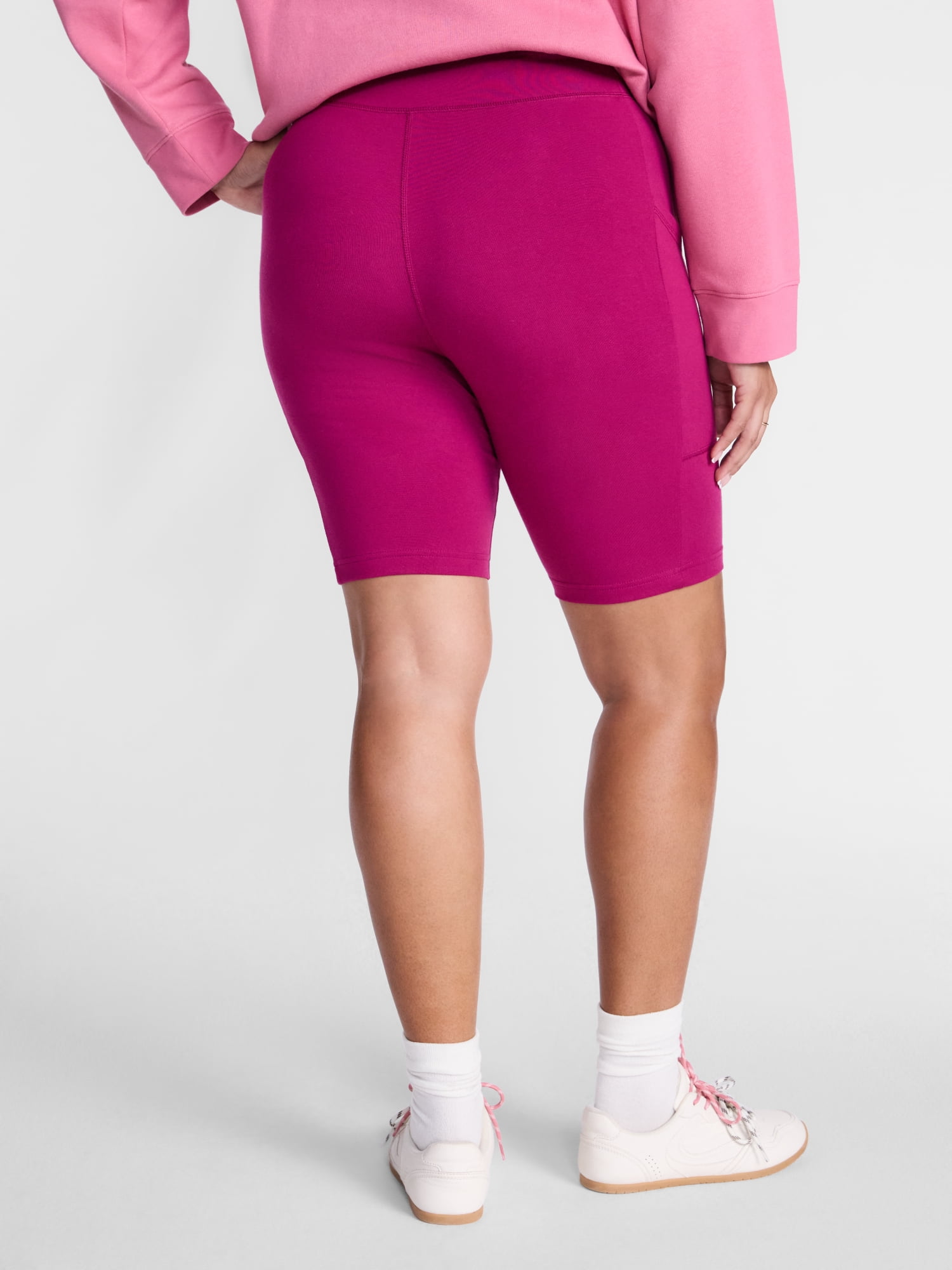 Terra & Sky Women's Plus Bike Short with Pocket, Sizes 0X-5X