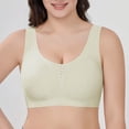 thumbnail image 2 of Njagoc3 Wireless Bras for Women Solid Color Wide Straps Bra Push Up Bra Breathable Everyday Bra, 2 of 6