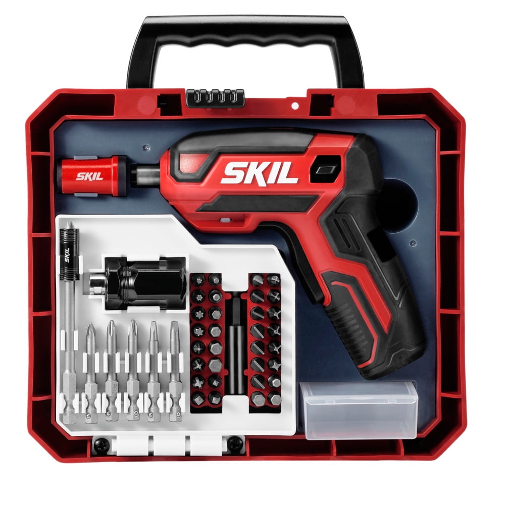 SkilSD561803 Skil 4V Screwdriver Rechargeable with 42pc Bit Kit