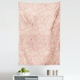 thumbnail image 1 of Cherry Blossom Tapestry, Vintage Natural Illustration with Swirled Leaves Abstract Flora, Fabric Wall Hanging Decor for Bedroom Living Room Dorm, 5 Sizes, Peach Coral White, by Ambesonne, 1 of 1