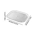 thumbnail image 3 of For Refrigerator Storage Turntable Cabinet Organizer Rectangular Storage Tray Rack For Kitchen Refrigerator Trash Cans, 3 of 5